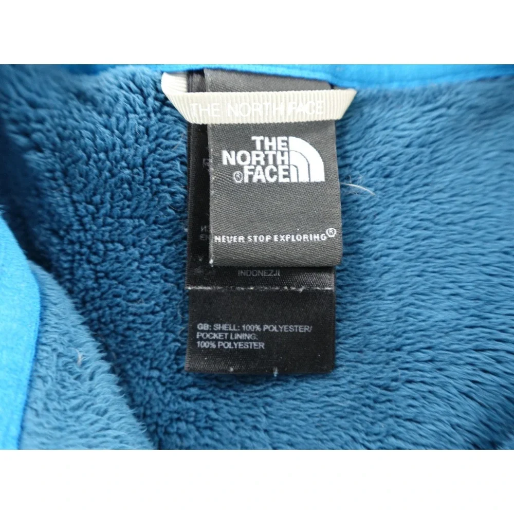 The North Face Womens Fleece‎ Jacket Full Zip Blue XL TG Regular